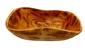 12 inch wooden pokot bowl oval