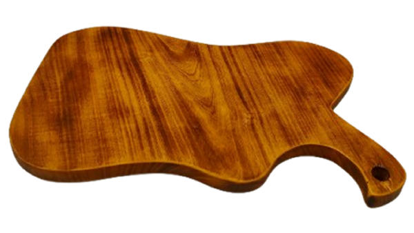 Leaf Shaped Handcrafted Wooden Chopping Board_2