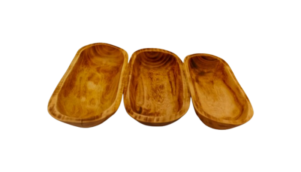 9 inch Handcrafted Oval Bowls - Image 4