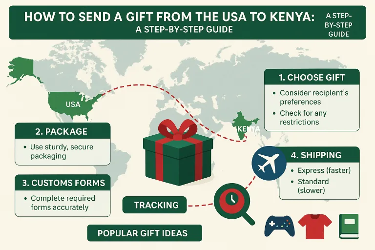 How to Send a Gift from the USA to Kenya